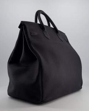 Hermès Haut à Courroies HAC 40 Bag in Caban Togo Leather with Palladium Hardware