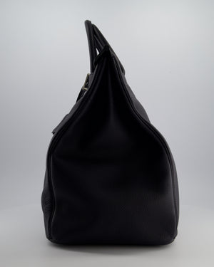 Hermès Haut à Courroies HAC 40 Bag in Caban Togo Leather with Palladium Hardware