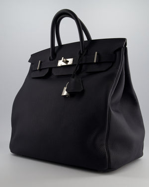 Hermès Haut à Courroies HAC 40 Bag in Caban Togo Leather with Palladium Hardware