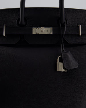 Hermès Haut à Courroies HAC 40 Bag in Caban Togo Leather with Palladium Hardware