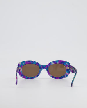 Jimmy Fairly Purple and Blue Sunglasses