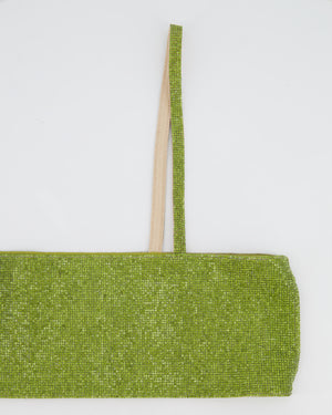 Nué Green Charlotte Top with Crystals Size S (UK 8) RRP £426
