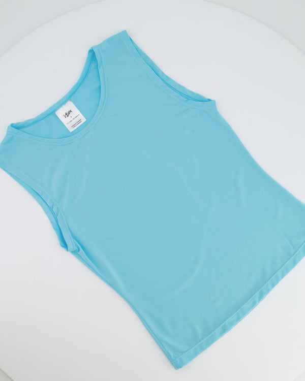 VDM Light Blue Top and Midi Skirt Set Size S (UK 8)