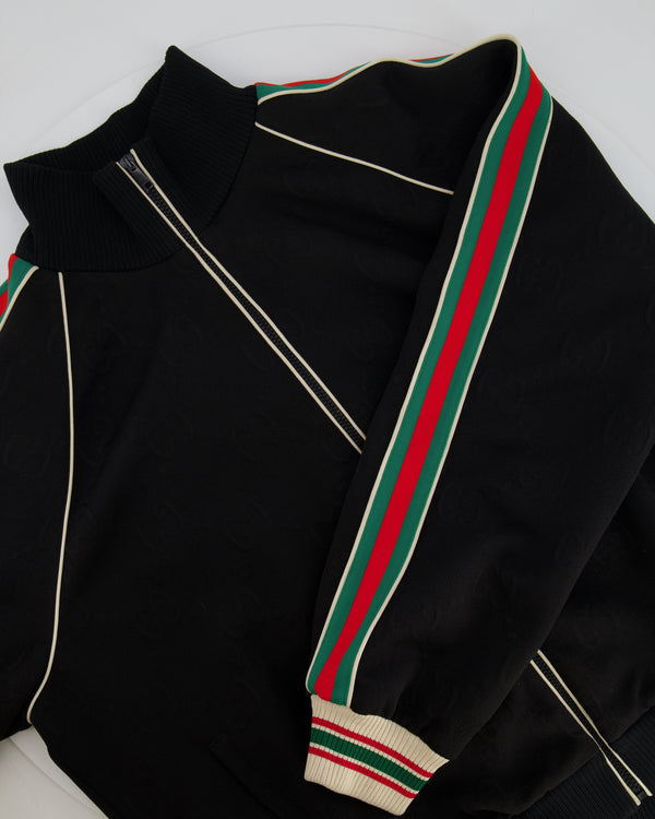 Gucci Menswear Black GG Jogger Jacket Size XXXL (UK 48) RRP £1,400