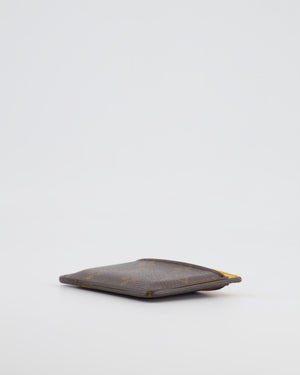 Louis Vuitton Brown Monogram Canvas Cardholder with Yellow Interior