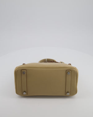 *FIRE PRICE* Hermès Birkin 25 Retourne Bag in Parchemin Swift Leather with Palladium Hardware