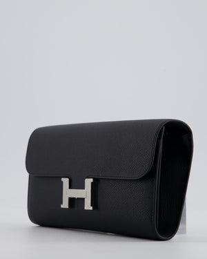 Hermès Constance To Go Bag in Noir Epsom Leather with Palladium Hardware