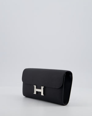 Hermès Constance To Go Bag in Noir Epsom Leather with Palladium Hardware