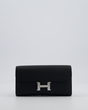 Hermès Constance To Go Bag in Noir Epsom Leather with Palladium Hardware