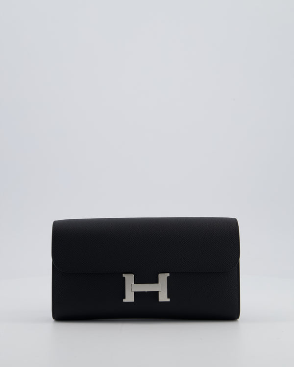 Hermès Constance To Go Bag in Noir Epsom Leather with Palladium Hardware