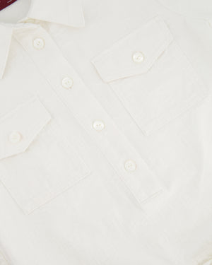 Gucci White Denim GG Jacquard Mini Dress Size IT 36 (UK 4) RRP £1,850