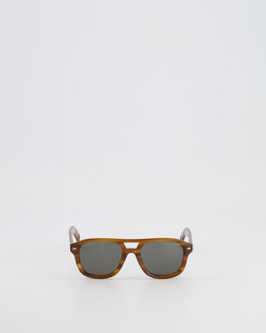 Loro Piana Brown Acetate Roadster Sunglasses RRP £765