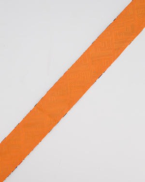 Fendi Multicolour & Orange Silk Printed Logo Wrappy RRP £170