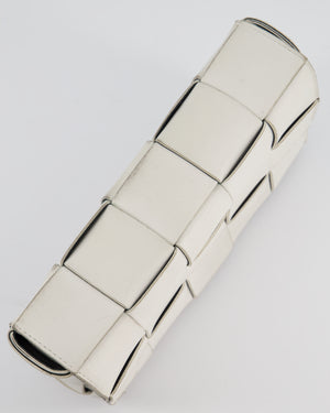 Bottega Veneta Off White Small Cassette Intrecciato Leather Bag RRP £1,970