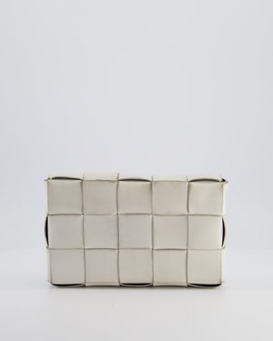 Bottega Veneta Off White Small Cassette Intrecciato Leather Bag RRP £1,970