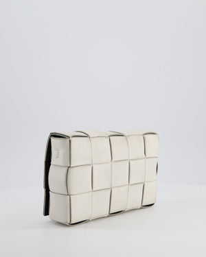 Bottega Veneta Off White Small Cassette Intrecciato Leather Bag RRP £1,970