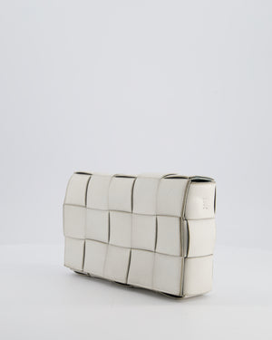 Bottega Veneta Off White Small Cassette Intrecciato Leather Bag RRP £1,970