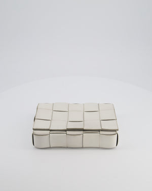 Bottega Veneta Off White Small Cassette Intrecciato Leather Bag RRP £1,970
