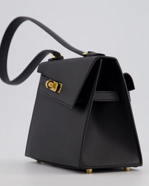 *LIMITED EDITION* Hermès Kelly II 20 En Desordre Bag In Noir Epsom Leather With Gold Hardware