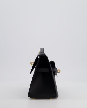 *LIMITED EDITION* Hermès Kelly II 20 En Desordre Bag In Noir Epsom Leather With Gold Hardware