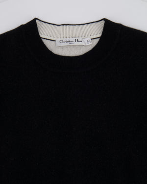 Christian Dior Black Chashmere J'Adior Jumper Size FR 34 (UK 6) RRP £1,700