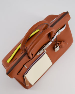 *HOT & RARE* Hermès Birkin 30 Retourne Colormatic Bag in Cuivre, Nata, Bleu Brume, Chai and Lime Swift Leather with Palladium Hardware