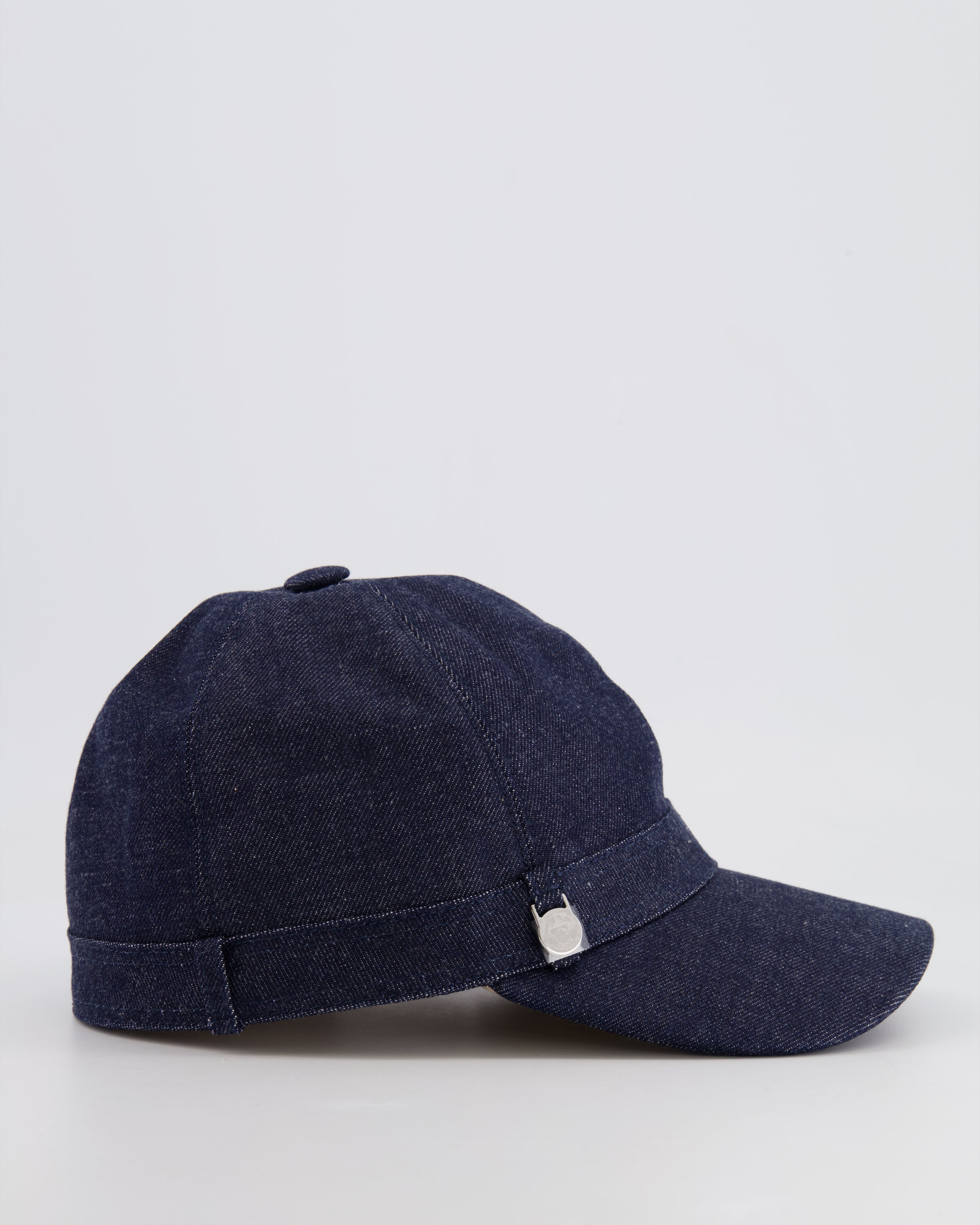 HERMES デニム レザー　キャップ 57 HERMES デニム レザー キャップ 57