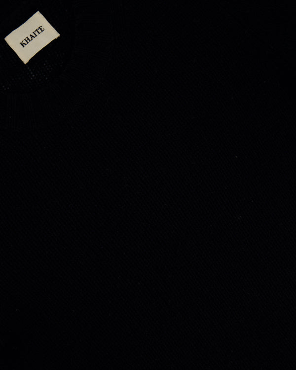 Khaite Black Long-Sleeve Cashmere Jumper Size M (UK 10)