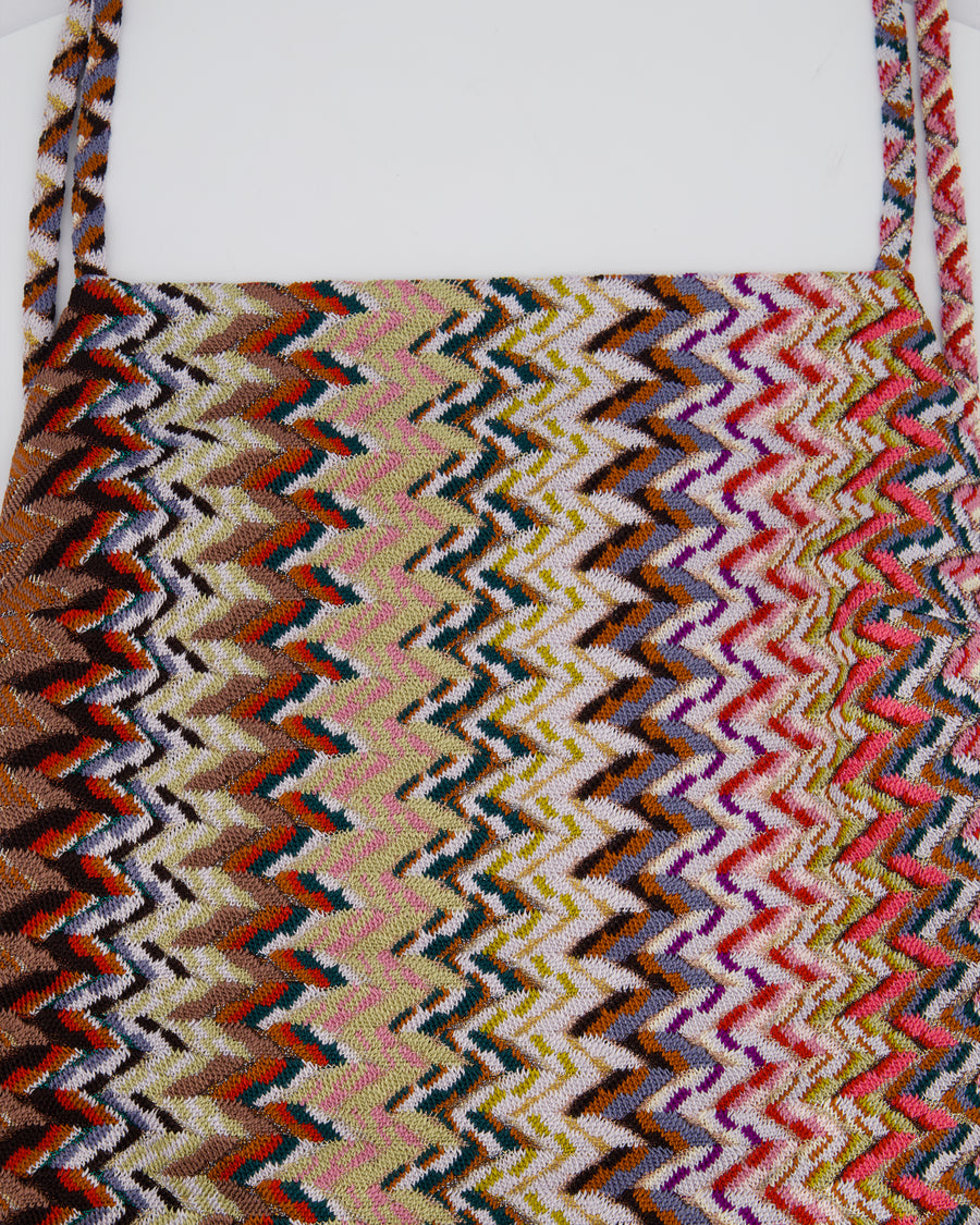 Missoni Multicolour Metallic Maxi Dress with Open Back Size IT 40 (UK 8)