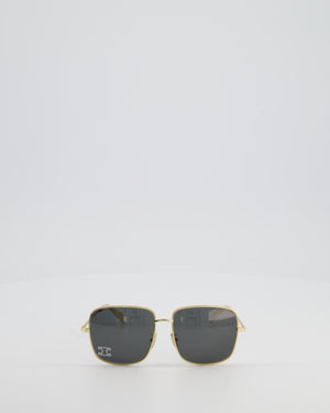 Celine Black Triomphe Rhinestone 01 Sunglasses