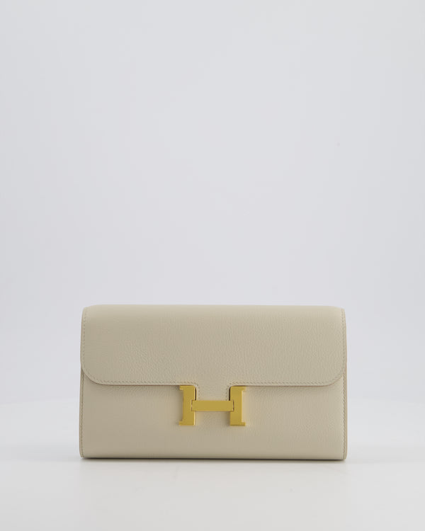 Hermès Constance To Go Bag in Beton Evercolor Leather with Gold Hardware