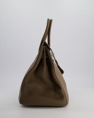 Hermès Birkin 35 Bag in Etoupe Togo Leather with Palladium Hardware