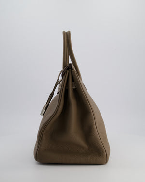 Hermès Birkin 35 Bag in Etoupe Togo Leather with Palladium Hardware