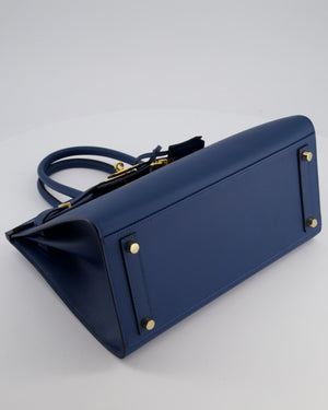 *VERY RARE* Hermès Birkin 30 Sellier Bag Deep Bleu Epsom Leather with Gold Hardware