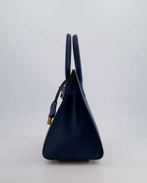 *VERY RARE* Hermès Birkin 30 Sellier Bag Deep Bleu Epsom Leather with Gold Hardware