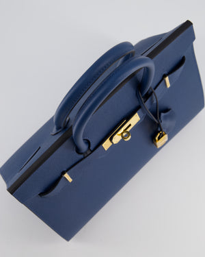 *VERY RARE* Hermès Birkin 30 Sellier Bag Deep Bleu Epsom Leather with Gold Hardware