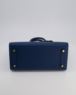 *VERY RARE* Hermès Birkin 30 Sellier Bag Deep Bleu Epsom Leather with Gold Hardware