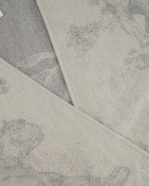 Christian Dior White &  Grey Toile de Jouy Cape One Size