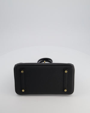 *HOT* Hermès Birkin 25 Retourne Bag in Plomb Togo Leather with Gold Hardware