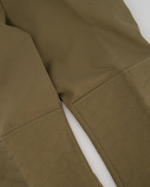 Hermès Khaki Straight Leg Riding Trousers Size FR 38 (UK 10)
