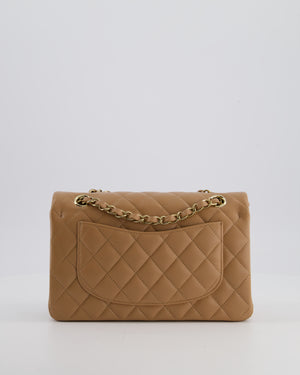 *RARE COLOUR* Chanel Small Classic Double Flap Bag in Chai Caviar Leather with Champagne Gold Hardware