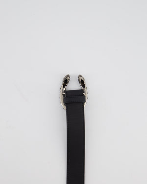 Gucci Black Dionysus Crystal Embellished Belt Size 90cm