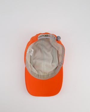 Chanel Neon Orange Nyon CC Sports Cap Size M