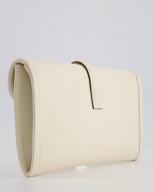 Hermès Jige Elan 29 Clutch Bag in Nata Swift Leather