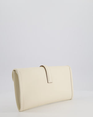 Hermès Jige Elan 29 Clutch Bag in Nata Swift Leather