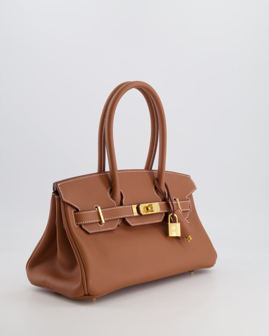 *SUPER HOT & RARE* Hermès Birkin Shoulder Light 29 Bag in Gold Evercolour Leather with Gold Hardware