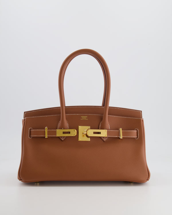 *SUPER HOT & RARE* Hermès Birkin Shoulder Light 29 Bag in Gold Evercolour Leather with Gold Hardware