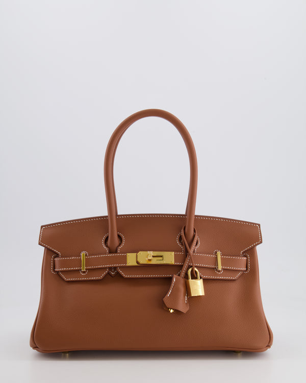 *SUPER HOT & RARE* Hermès Birkin Shoulder Light 29 Bag in Gold Evercolour Leather with Gold Hardware