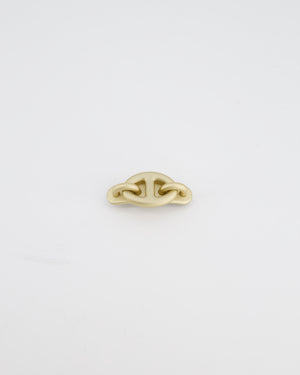 Hermes Tri Maillon Chaine d'Ancre PM Hair Clip in Matte Aluminium