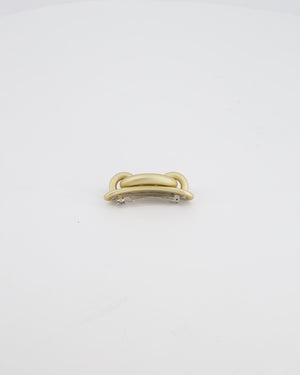 Hermes Tri Maillon Chaine d'Ancre PM Hair Clip in Matte Aluminium